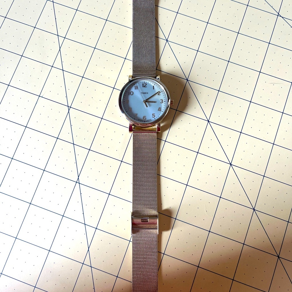 TIMEX gold metal watch